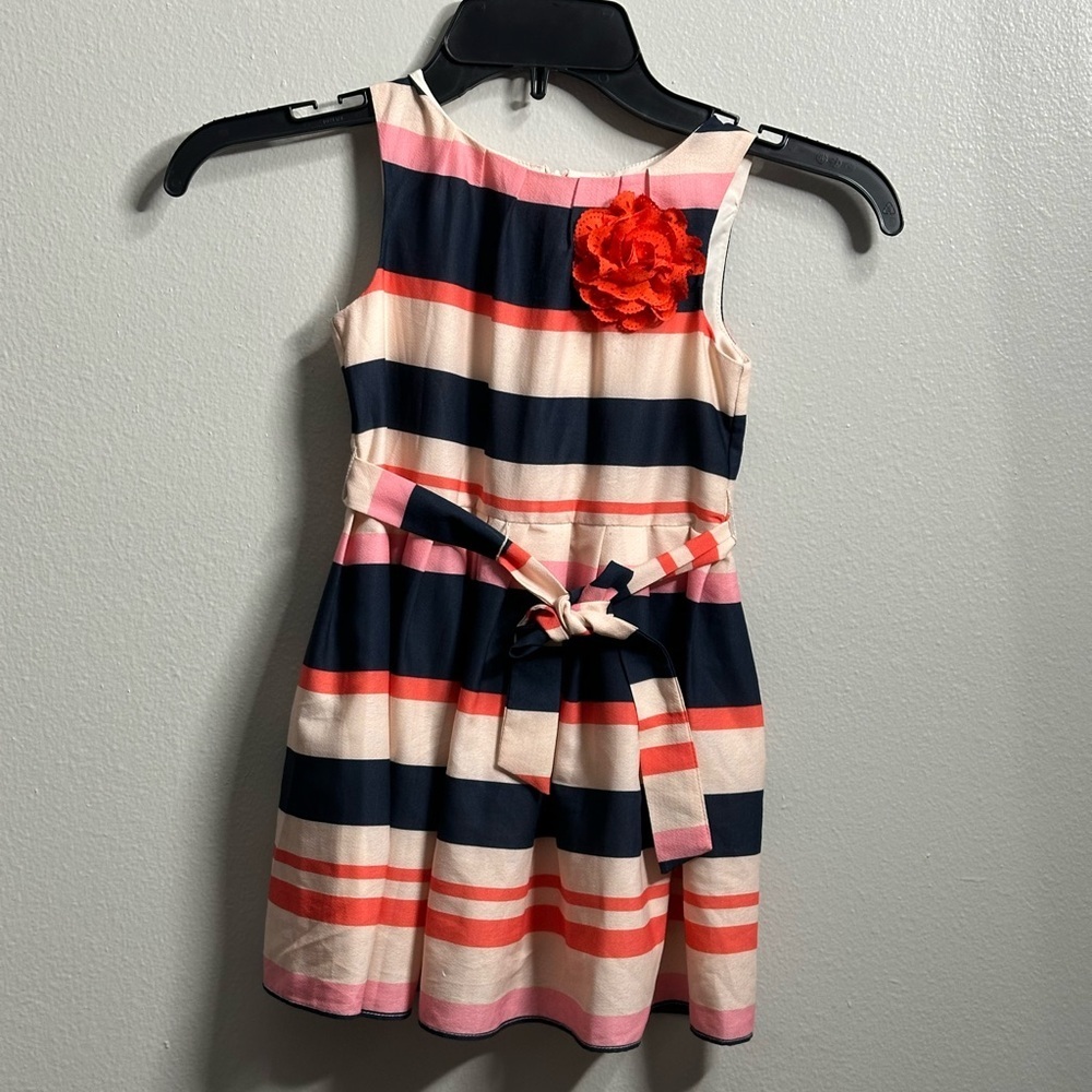 Toddler girl Marmellata striped colorful Party dress‎ 3T